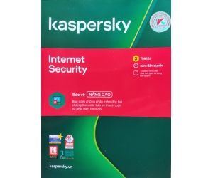 Bản quyền Kaspersky Internet Security 3PC/12T Box NTS