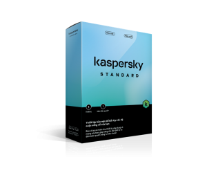 Bản quyền KASPERSKY STANDARD 1PC/12T Box NTS (Thay thế ANTIVIRUS, Chống virus trong thời gian thực, Duyệt Web an toàn, Tường lửa và giám sát mạng, Windows, macOS)