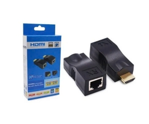 Bộ nối dài HDMI ra LAN 30m Full HD Ko adapter (Thực tế <20m)