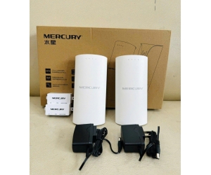 Bộ thu phát wifi ngoài trời MERCUCY MWB201 (1Km, 2.4GHz, 300Mbps,Poe Passive)