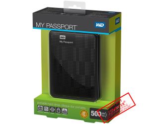 HDD Box WD MY PASSPORT 500GB 2.5” USB 3.0 THAY THẾ CHO SEAGATE 500GB BACKUP Slim