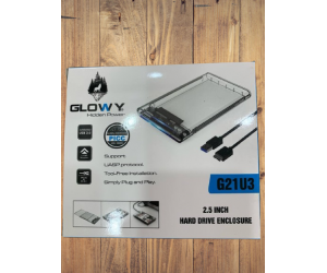 Box HDD GLOWAY G21U3 2.5” USB 3.0 Trong suốt