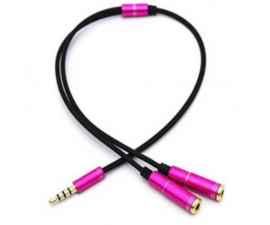 Cable Chia Audio RN (1 jack Headset 3.5mm đực thành 2 jack 3.5mm cái)