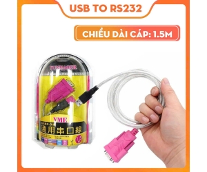 Cable chuyển USB ra COM/RS232 CH340 1,5m