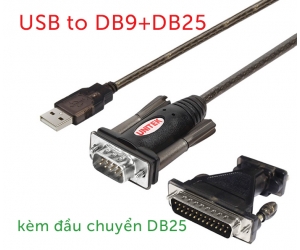 Cable chuyển USB ra COM/RS232 UNITEK Y105A 1,5m Chính hãng