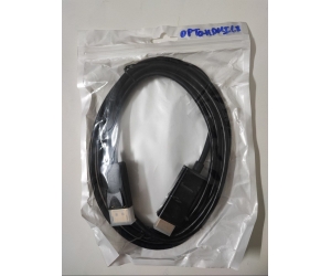 Cable DisplayPort to HDMI 1.8m Dây tròn trơn (DisplayPort đực sang HDMI đực)