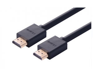 Cable HDMI 10m Ugreen 10110 chuẩn 1.4 4K * 2K HD104 (Dây tròn trơn đen, hàng cao cấp)