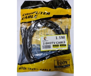 Cable HDMI 1.5m GOLDTECH 2K 4K (Dây tròn trơn)