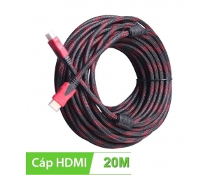 Cable HDMI 20m tròn lưới