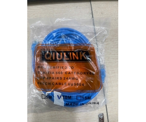Cable LAN UTP CAT5E 10m Bấm sẵn 2 đầu màu xanh (mét thực tế: 9m) 