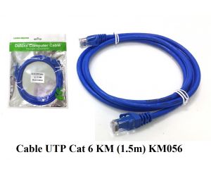 Cable LAN KINGMASTER UTP CAT6 1.5m Bấm sẵn 2 đầu
