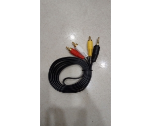 Cable loa AV 1 RA 3 (Cable Loa 1 đầu 3.5mm ,3 đầu hoa sen dài 1.5m)