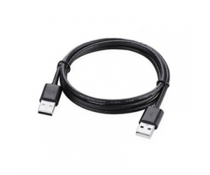 Cable USB 2 Đầu đực 1.5m đen