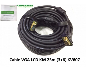 Cable VGA 25M (3+6) LCD KM KV607 