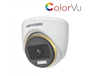 Camera HIK DS-2CE70DF3T-MF (Dome-Turret, 2MP-1080p, F1.0, 3.6mm, Có màu 24/24, Vỏ sắt, 4in1 Switchable TVI/AHD/CVI/CVBS)