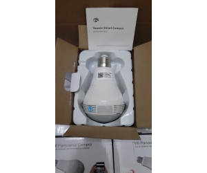 Camera IP Wifi YOOSEE LTVR96 1MP Bóng đèn (896x896, 1.7mm Panoramic, Đàm thoại 2 chiều, Ko LAN, Kèm đuôi đèn 220V)