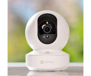 Camera IP Wifi EZVIZ CS-TY1-PRO 4MP Chính hãng (340°-55°, 2560x1440, F2.4, 4mm, H.265, Đàm thoại 2 chiều,Có màu ban đêm,Có nút gọi, Có LAN, Kèm nguồn 5V, BH 24T)