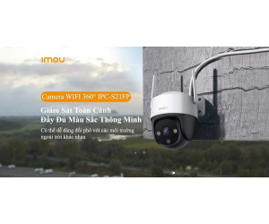 Camera IP Wifi IMOU Cruiser SE IPC-S21FP 2MP Ngoài trời (1080p FHD, Có Mic, Có màu ban đêm, Có LAN) Chính hãng KBT