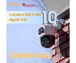 Camera IP Wifi IMOU IPC-S7XP-10M0WED 5MP Chính hãng (355°-70°, 5MP mỗi mắt, 2560×1944, 3.6mm, H265, Đàm thoại 2 chiều, Có LAN, Kèm nguồn 12V)