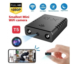 Camera nguỵ trang wifi mini T5 nhìn đêm hồng ngoại, Hỗ trợ chức năng giám sát từ xa 