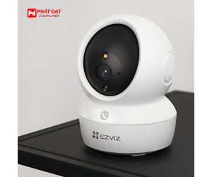 Camera quan sát EZVIZ CS-H6C PRO 2K 3MP(340°-55°, 1920×1080, F2.4, 4mm, H.265, Đàm thoại 2 chiều, Có LAN, Kèm nguồn 5V, 