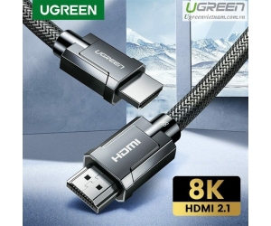 Cáp HDMI 2.1 Ugreen 70321 dài 2m độ phân giải 8K/60Hz