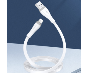 Cáp sạc Lightning - VIVAN SL200S White Chính hãng (Sạc nhanh, dây dẹp, 2A, 2m)