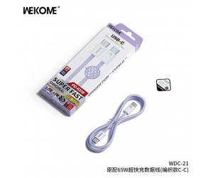 CÁP SẠC NHANH WEKOME WDC-21 65W (TYPE C TO TYPE C)