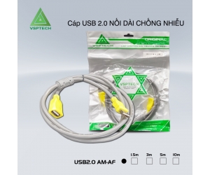 Cáp USB Nối dài 3m VSPTECH 2.0 Chống Nhiễu 