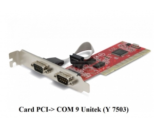 Card PCI ra COM 9 UNITEK (Y-7503)