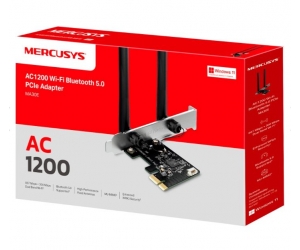 Card thu Wifi MERCUSYS MA30E AC1200 Chính hãng (2 anten, Bluetooth 5.0) BH24T - (ĐTAD)