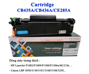 Cartridge TopJet 35A/85A-CB435A/CB436A/CE285A (HP P1002, P1009, P1102, P1132/ Canon 3050, 3150, 3250)
