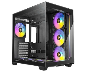 Case ANTEC C5 Black ( 469 x 285 x 400mm, Hông kính cường lực, Fan đuôi 1x120mm ko kèm, Fan dưới 3x120mm ko kèm, Fan trước 3x120mm ko kèm, Fan trên 3x120mm ko kèm, 2xUSB 3.0, 1xType-C 3.2 Gen 2, 1xHDD, 2xSSD, Tản nhiệt nước 120/240/360mm ko kèm, Nguồn dưới dây dài)