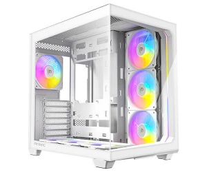 Case ANTEC C5 White (469 x 285 x 400mm, Hông kính cường lực, Fan đuôi 1x120mm ko kèm, Fan dưới 3x120mm ko kèm, Fan trước 3x120mm ko kèm, Fan trên 3x120mm ko kèm, 2xUSB 3.0, 1xType-C 3.2 Gen 2, 1xHDD, 2xSSD, Tản nhiệt nước 120/240/360mm ko kèm, Nguồn dưới dây dài)