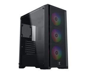 Case XIGMATEK GAMING X II 3F Black (EN42355) (400x215x488mm,  Fan đuôi 1x120mm, Fan trước 120mm x 3/ 140mm x 3, Fan hông 120mm x 2/ 140mm x 2, USB2.0 x2, USB3.0 x 1,  Audio in/out x 1 (HD Audio))