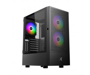 Case XIGMATEK SKY X III 3F Black (EN47695) (360x210x445mm,  Fan đuôi 1x120mm  (Đã kèm), Fan trước 2x120mm (Đã kèm), Fan nóc 2x120mm, USB2.0 x2, USB3.0 x 1,  Audio in/out x 1 (HD Audio)) FV 