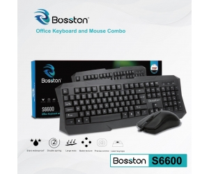 Combo Keyboard + Mouse BOSSTON S6600 Chính hãng 