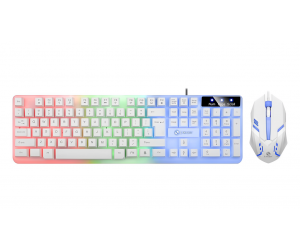 Combo Keyboard + Mouse Limeide GTX350 White công ty (Giả cơ)