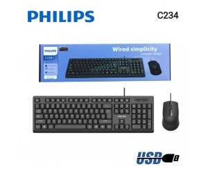 Combo Keyboard + Mouse PHILIPS C234 USB Công ty