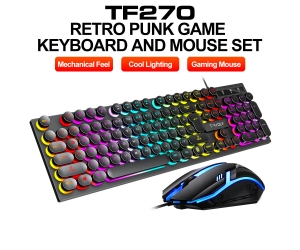 Combo Keyboard + Mouse T-WOLF TF270 LED USB