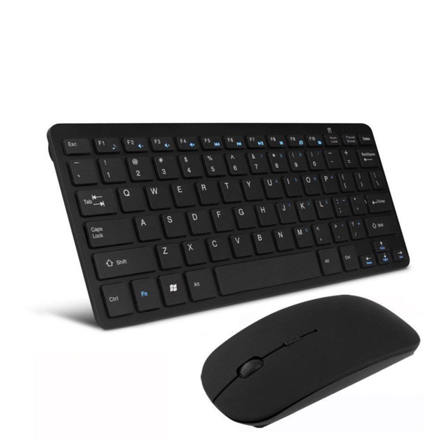 Combo ko dây Keyboard + Mouse Apple Mini Black