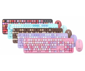 Combo ko dây Keyboard + Mouse AULA AC306 Black Chính hãng