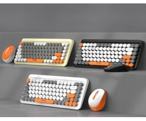  Combo ko dây Keyboard + Mouse Deiog V51 White Chính Hãng (ĐTKCC) 