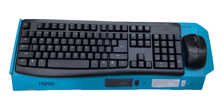 Combo ko dây Keyboard + Mouse RAPOO X1800S/X1800 Chính hãng