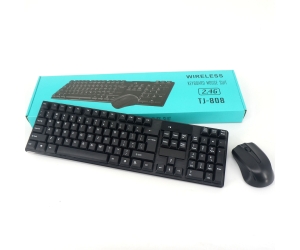 Combo ko dây Keyboard + Mouse TJ-808 Công ty (2xAAA, 1xAA)