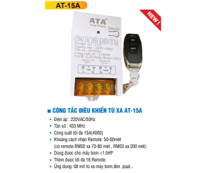 Công tắc điều khiển từ xa ATA AT-15A 4000W