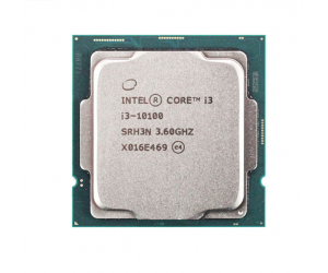 CPU SK 1200 v1 Intel Core i3-10100 Tray (3.6GHz up to 4.3GHz, 4 nhân, 8 luồng, 6MB, 65W)(THAY THẾ CHO 10100E TẠM HẾT, i3-10100F)