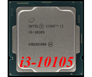CPU SK 1200 v1 Intel Core i3-10105 Tray (3.7GHz up to 4.4GHz, 4 nhân, 8 luồng, 6MB, 65W)