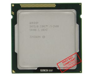CPU SK 1155 Intel Core i5-2400 Tray (3.1GHz up to 3.4GHz, 4 nhân, 4 luồng, 6MB, 95W)