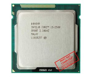 CPU SK 1155 Intel Core i5-2500 Tray (3.3GHz up to 3.7GHz, 4 nhân, 4 luồng, 6MB, 95W)